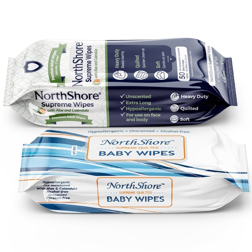 NorthShore Supreme Quilted Wipes
